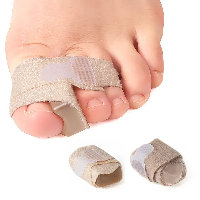 Elastic Hallux Valgus Bunion Splint Big Toe Strap Heal Wrap Toe Straighteners for Crooked Toes Hammer Separators