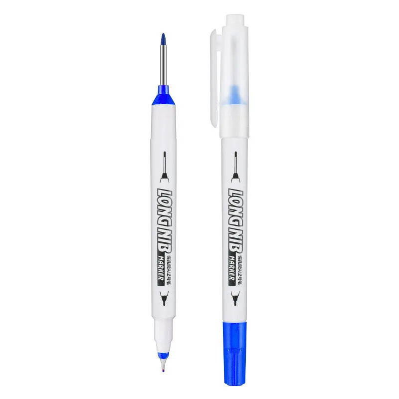 Промышленный Строительный чертеж деревообрабатывающий двухсторонний маркер с глубоким отверстием ручка на заказ металлический длинный Перманентный перманентным наконечником для ванной комнаты