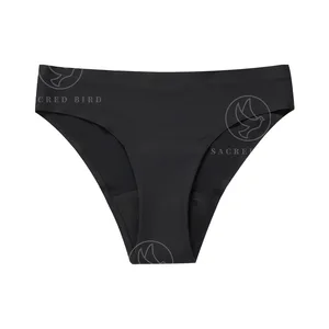 Low Waist Traceless Thin Breathable Four-Layer Wave Bottom Menstrual Anti-Side Leakage Panties Comfortable Briefs for Women