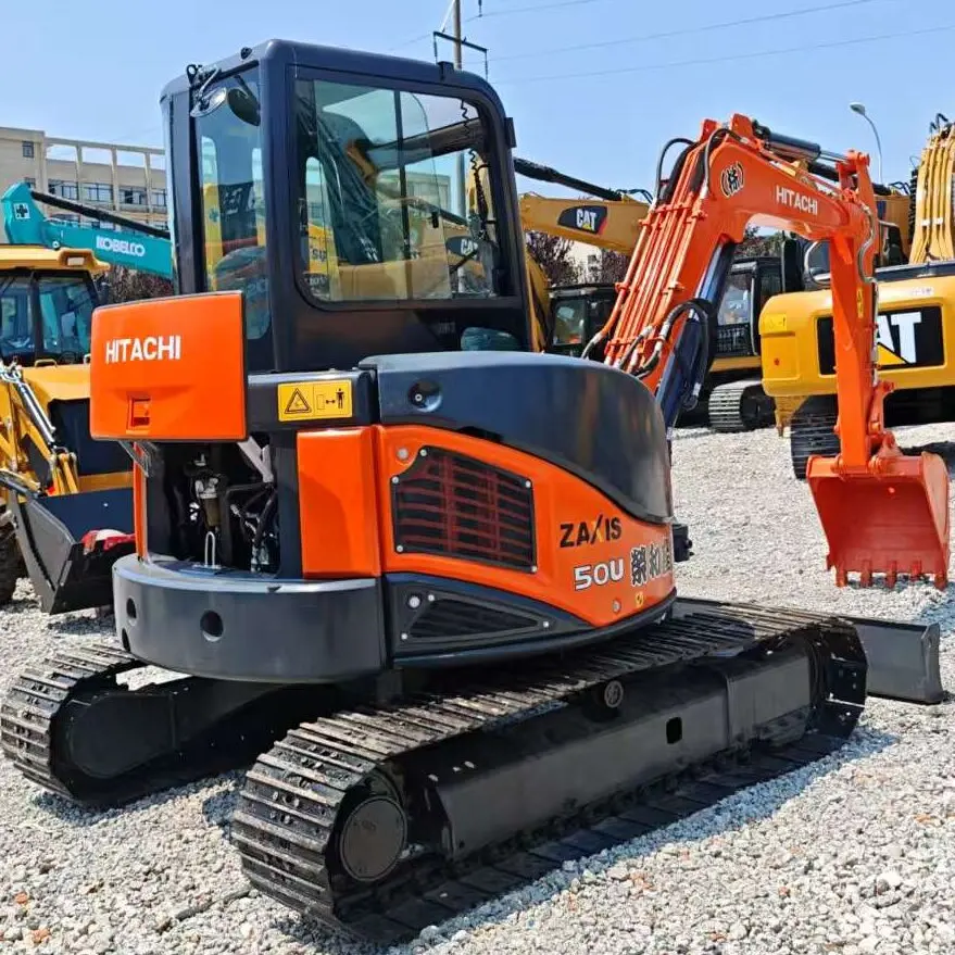 Used Hitachi ZX50 Small 5 Ton Crawler Digger Excavator/mini ZX50