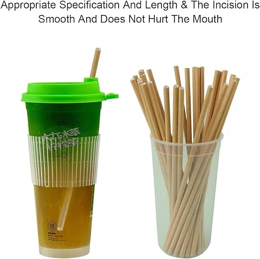 Eco friendly disposable kraft paper straw biodegradable bubble tea paper straw Individually wrapped paper drinking straws supplier