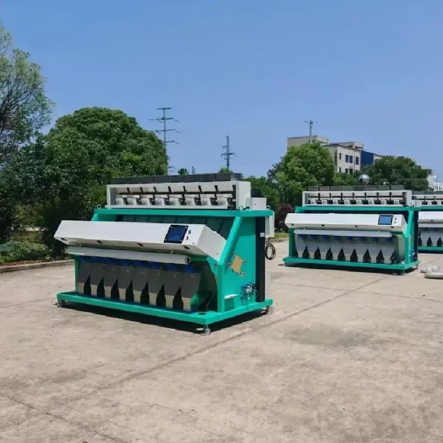 Black Rice Color Sorter Machine 8 Chutes 512 Channels Rice Colour Sorter Peanut/Corn/Soyabeans/Sorghum Color Sorting Machine