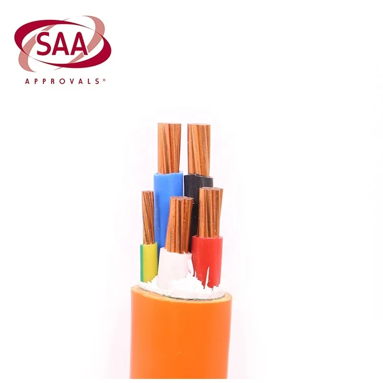 JZD CABLE AS/NZS 5000.1 Australian Standards Copper 630mm 2/3/4 Core and Earth Orange Circular Cable