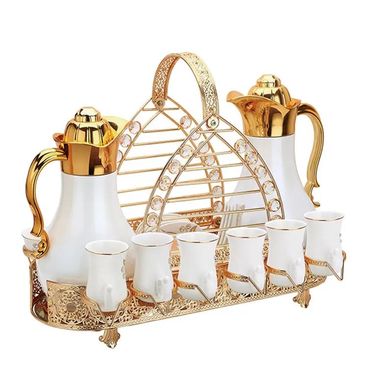 coffee pot with cups set