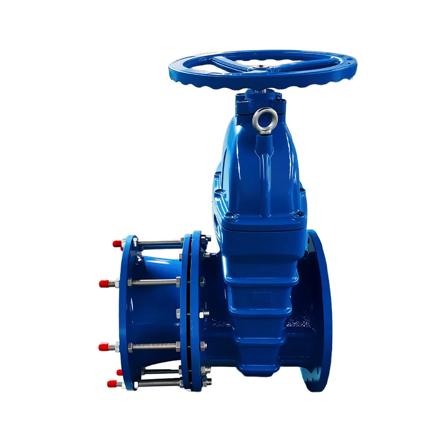 Cast Iron Manual Non-Rising Stem Resilient Seat Gate Valve Extension Sleeve Adjustable Length Flanged End Water/Hydraulic Z45X