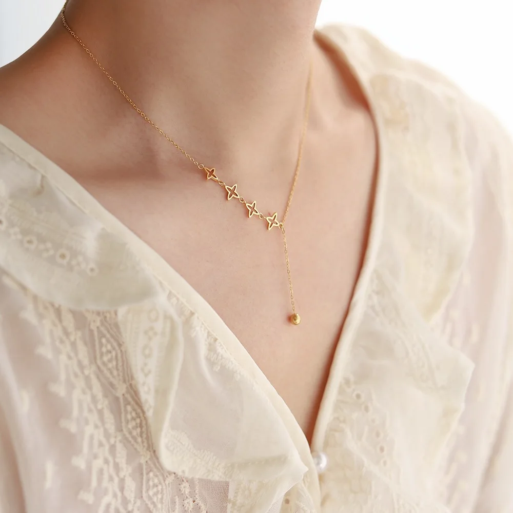 Lucky Charm Clover Leaf Tassel Bead Elegant Daily Casual Y-shaped