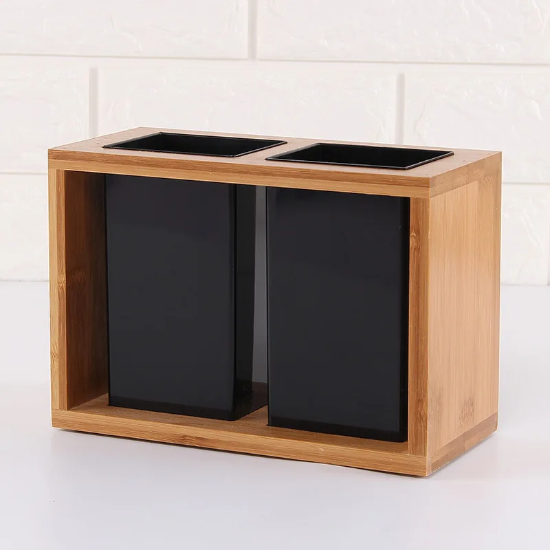 Double Side Chopsticks for and Spoon Holder Fashion Chopsticks Tube for Kitchen