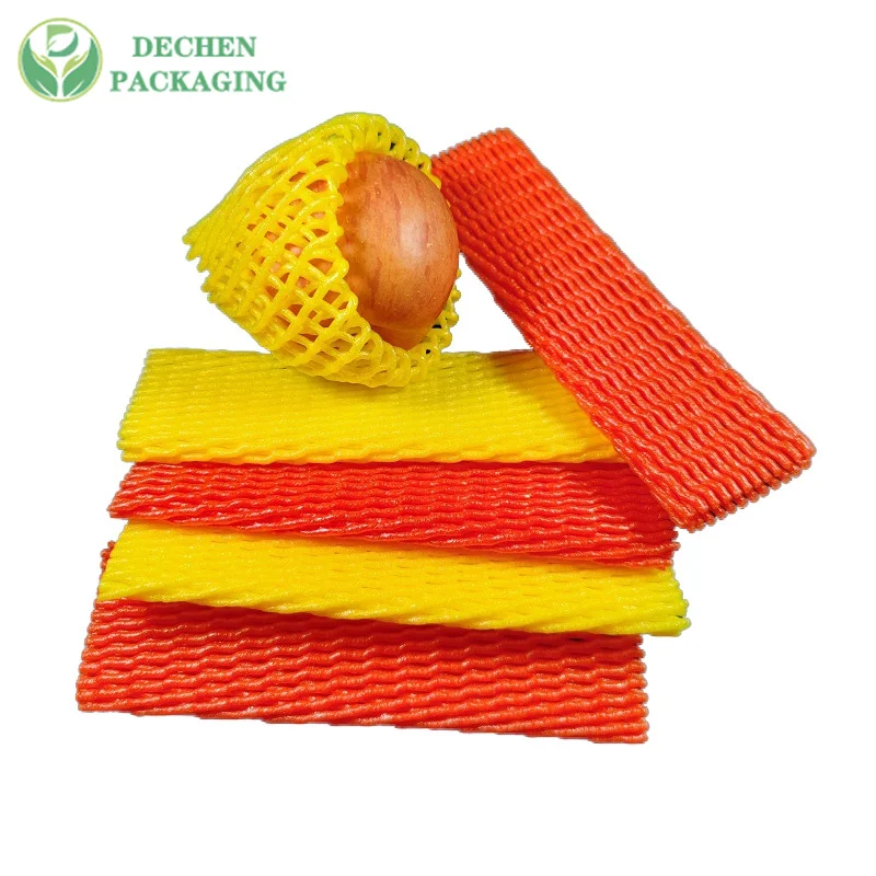 Paquet de boîte de fruits en filet insert Mango sac en papier colle