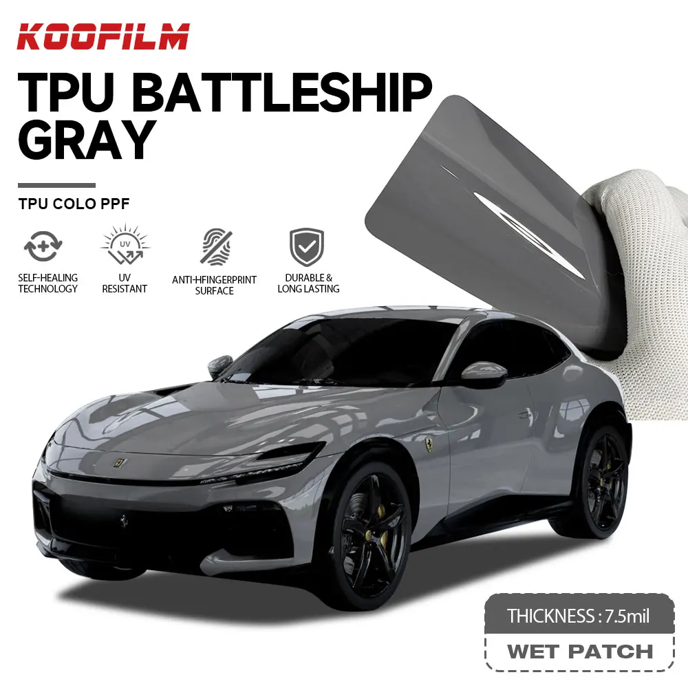 Super Bright Gray TPU Wrap PPF Film Color Change Paint Protection Film For All Cars 300+ Colors