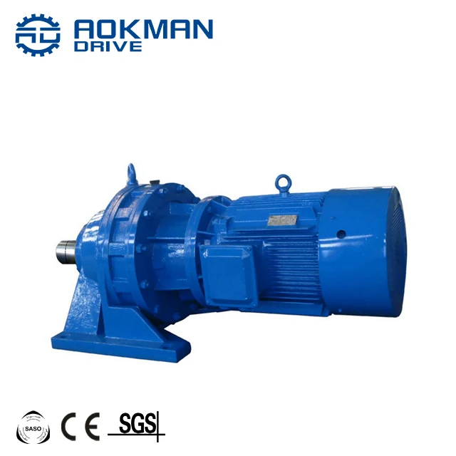 Aokman Solid Shaft Output Cycloidal Pin Gear Reducer for Power Industrial Transmission