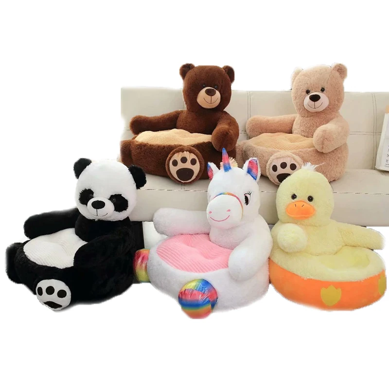 
Home furniture kids sofa bed seat teddy bear panda duck plush sofa for children 