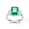 แหวนมรกตสังเคราะห์ 18K
