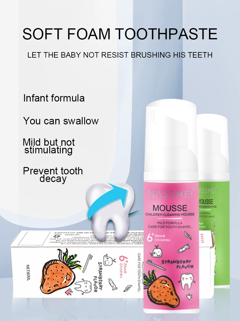 nassmei foam toothpaste