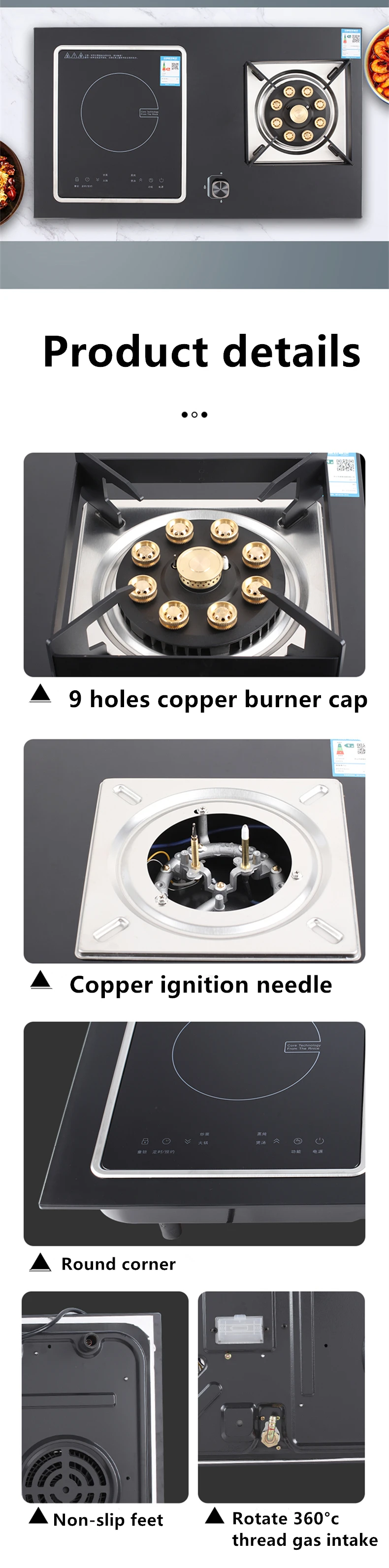 2 Burner Induction National Electric Burner Gas Stove Electric