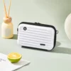 Blanco - Bolsa de almacenamiento de maquillaje