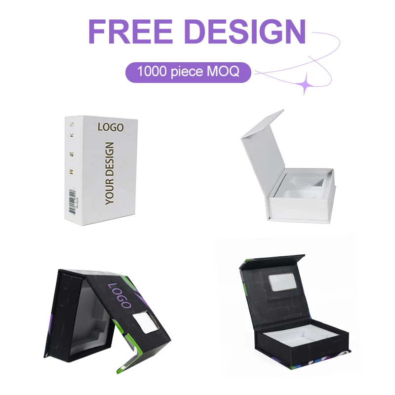 Custom 2g Disposable AIO Empty Gram Cart Battery Pen Cardboard Rigid Boxes Pre Roll Magnetic Paper Boxes 1g Cartridge Packaging