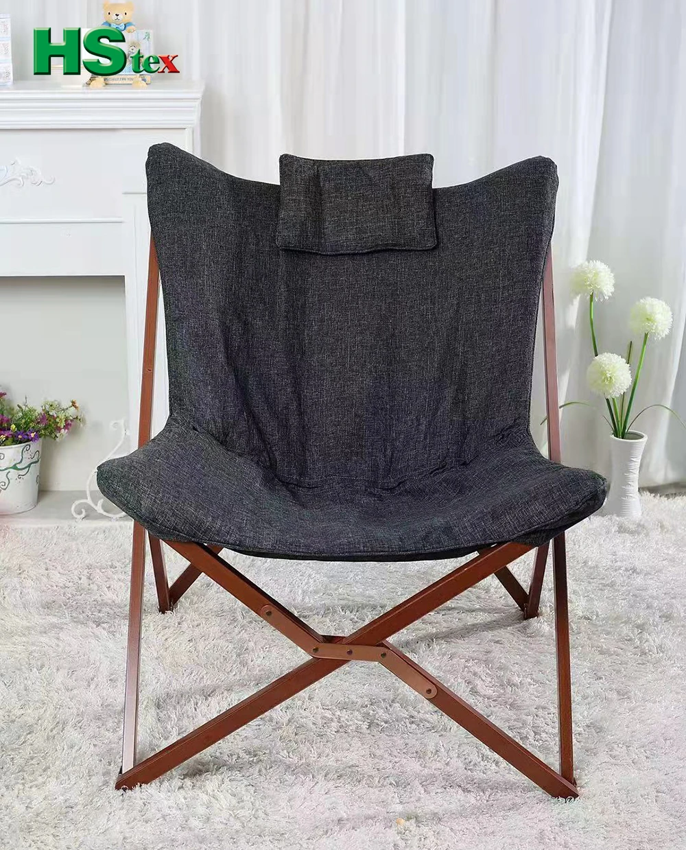 Custom Folding Furniture New Style Leisure butterfly Chair Outdoor Wooden Chairs Camping Wood Chair Foldable