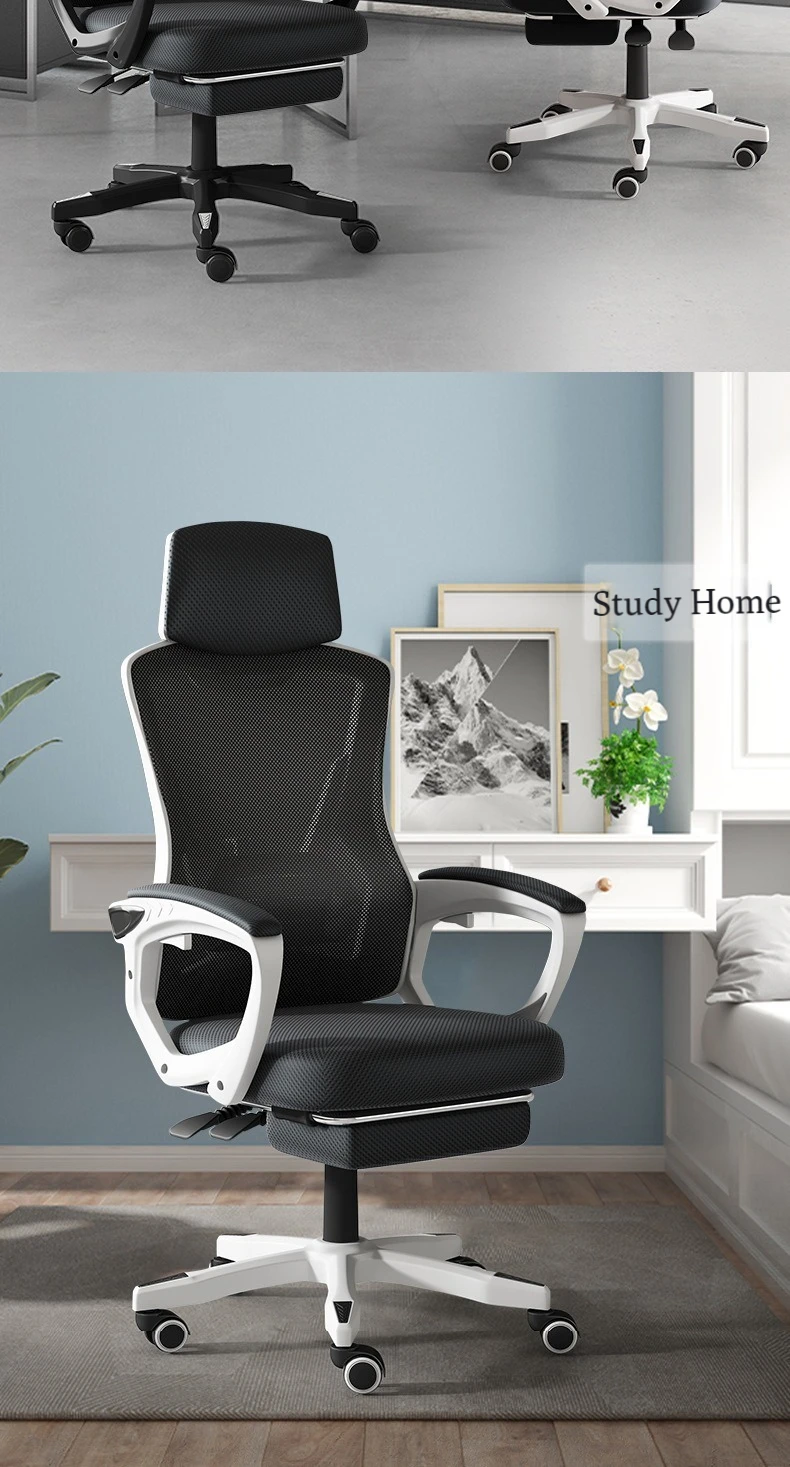 Durable Adjustable Modern Anji Executive Swivel Reclining Sleep Office Desk Chair Home Computer Ergonomic Mesh Chair Comfortable