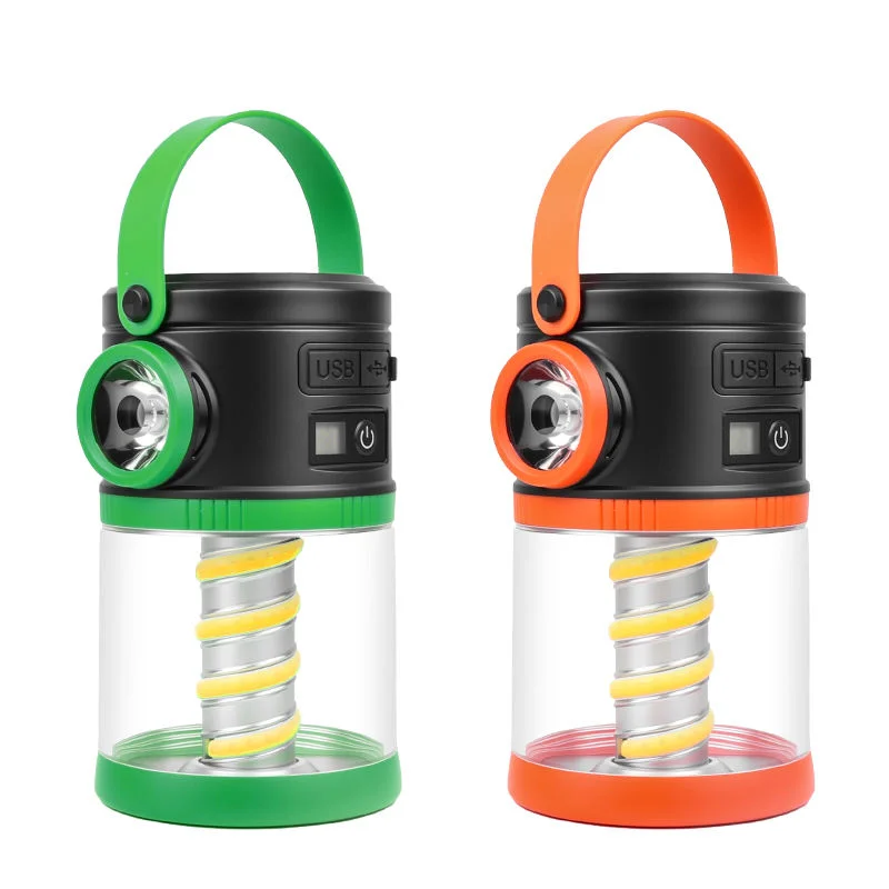 New Solar-powered Charging Camping Lamps, Outdoor Multi-functional Lighting Tent Lamps, and Multi-source Horse Lamps