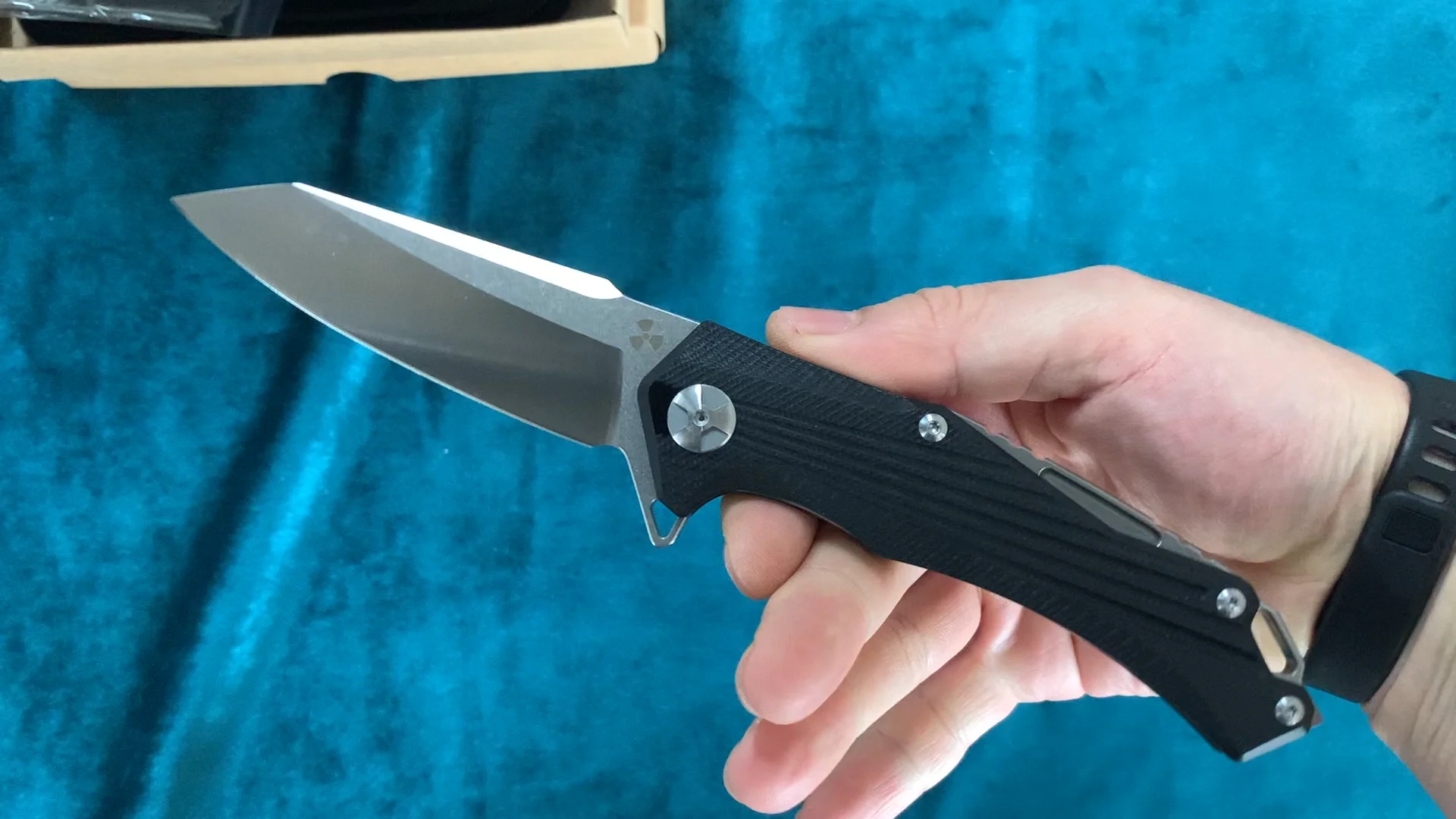 top quality oem sharp durable d2 blade g10 handle glass breaker