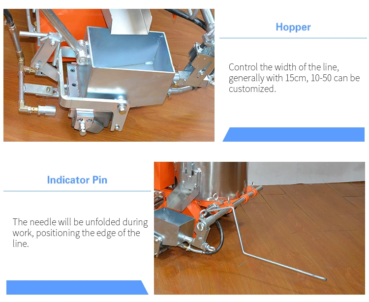Versatile Pump-Powered Line Marking Equipment with Easy Maintenance