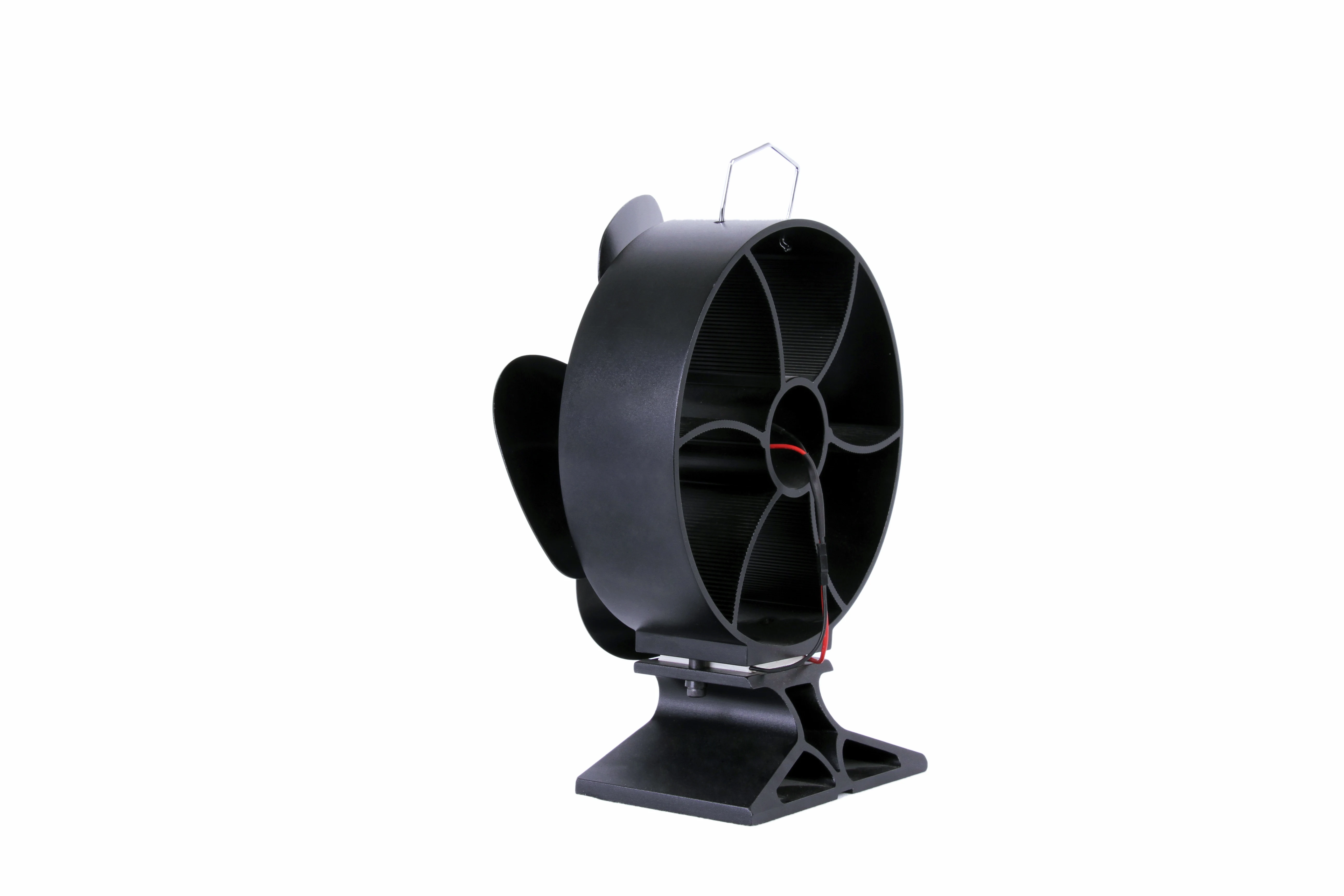 Robust Design Patent Super High Airflow 250cfm Low Noise Heat Powered Eco Friendly Neat864 Wood Stove Fan Fireplaces Accessories
