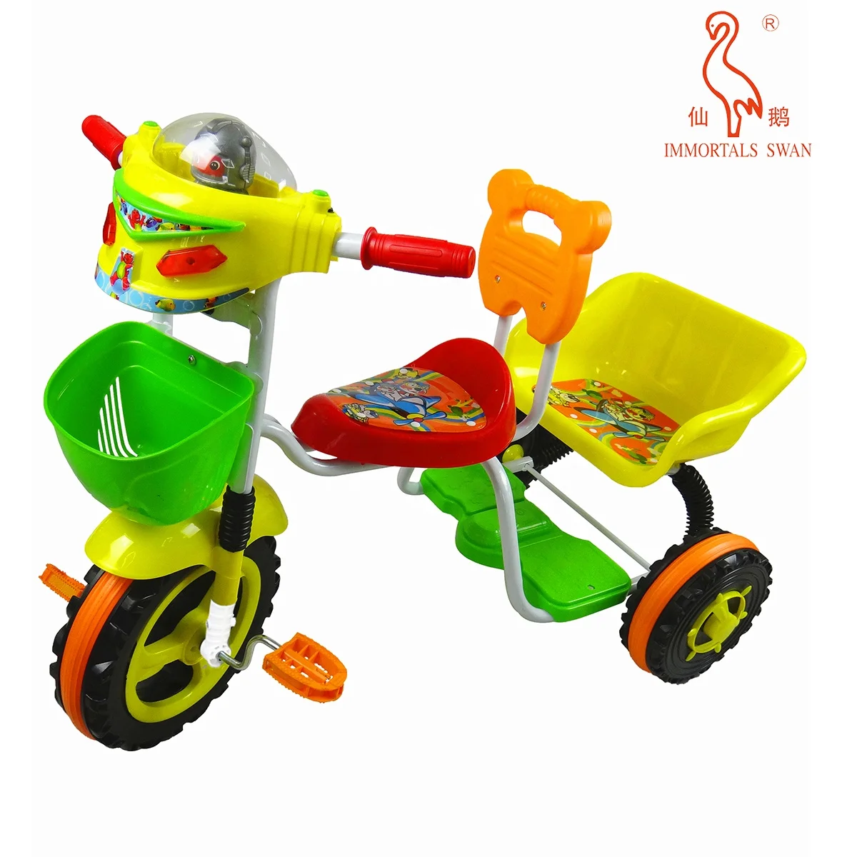 Latest Design New Kids Tricycle Wheels Toddler Children Balance Bike for  2-6 Years Old Boys and Girls