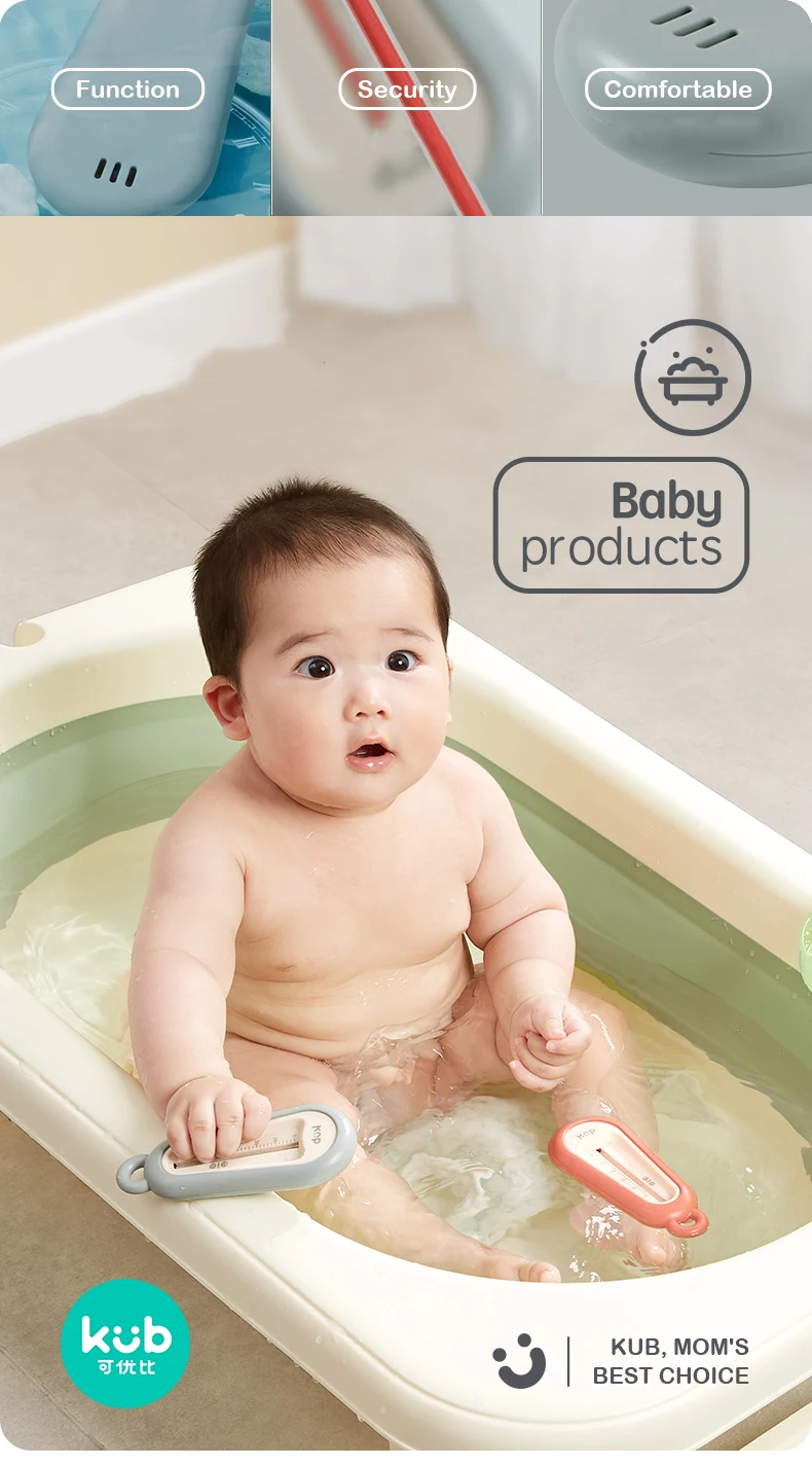 Water Temperature Bath Test Card Baby Bath Thermometer Newborn Children