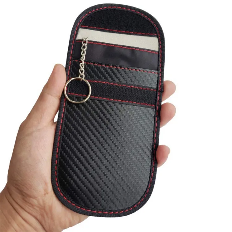 Car Key Signal Blocker Case Faraday Cage Fob Pouch Keyless RFID Blocking Bag