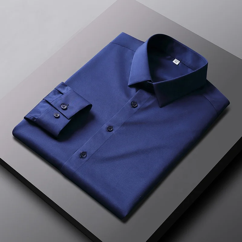 Mens No Iron Button Down Tuxedo Shirts - Anti Wrinkle Mens No Iron Button Down Tuxedo Shirts - Anti Wrinkle