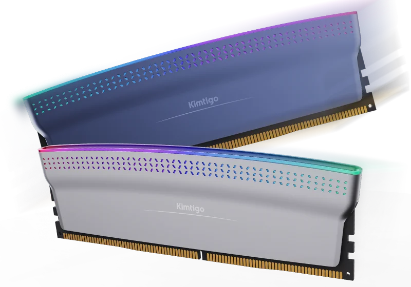 KIMTIGO Newly Released DDR4 RGB Series  DDR4 16GGB 32GB 8GB 3600MHZ for Gaming User Special