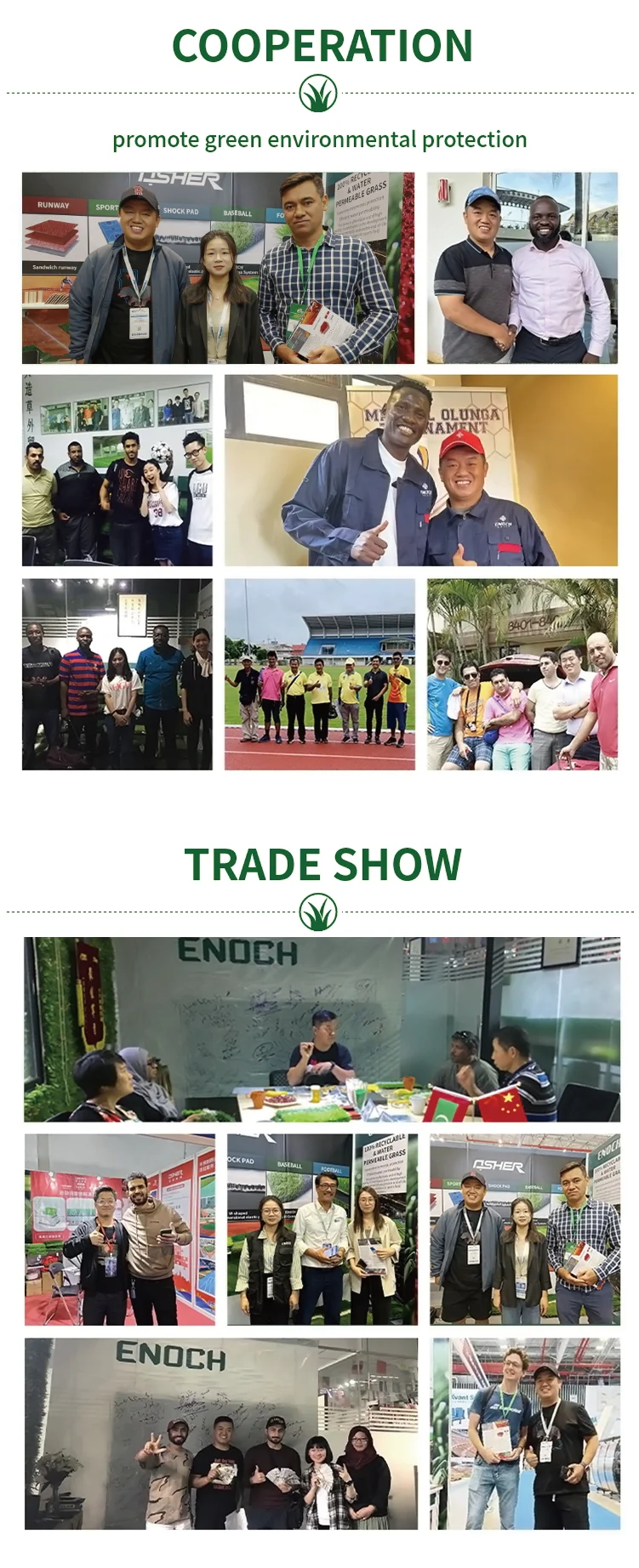 50mm Pile Height Artificial Grass with Easy Installation Soft Touch and High Tenacity for Football Fields