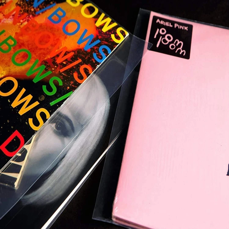 3 Mil Anti-Static Clear Polypropylene Vinyl Record Sleeves 12'' LP Protection Thick CD Sleeve Type