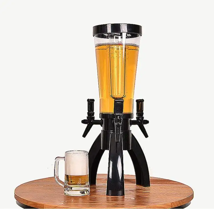 3L Beer Tower Dispenser Cold Juice Drink Tower Beer Tap for