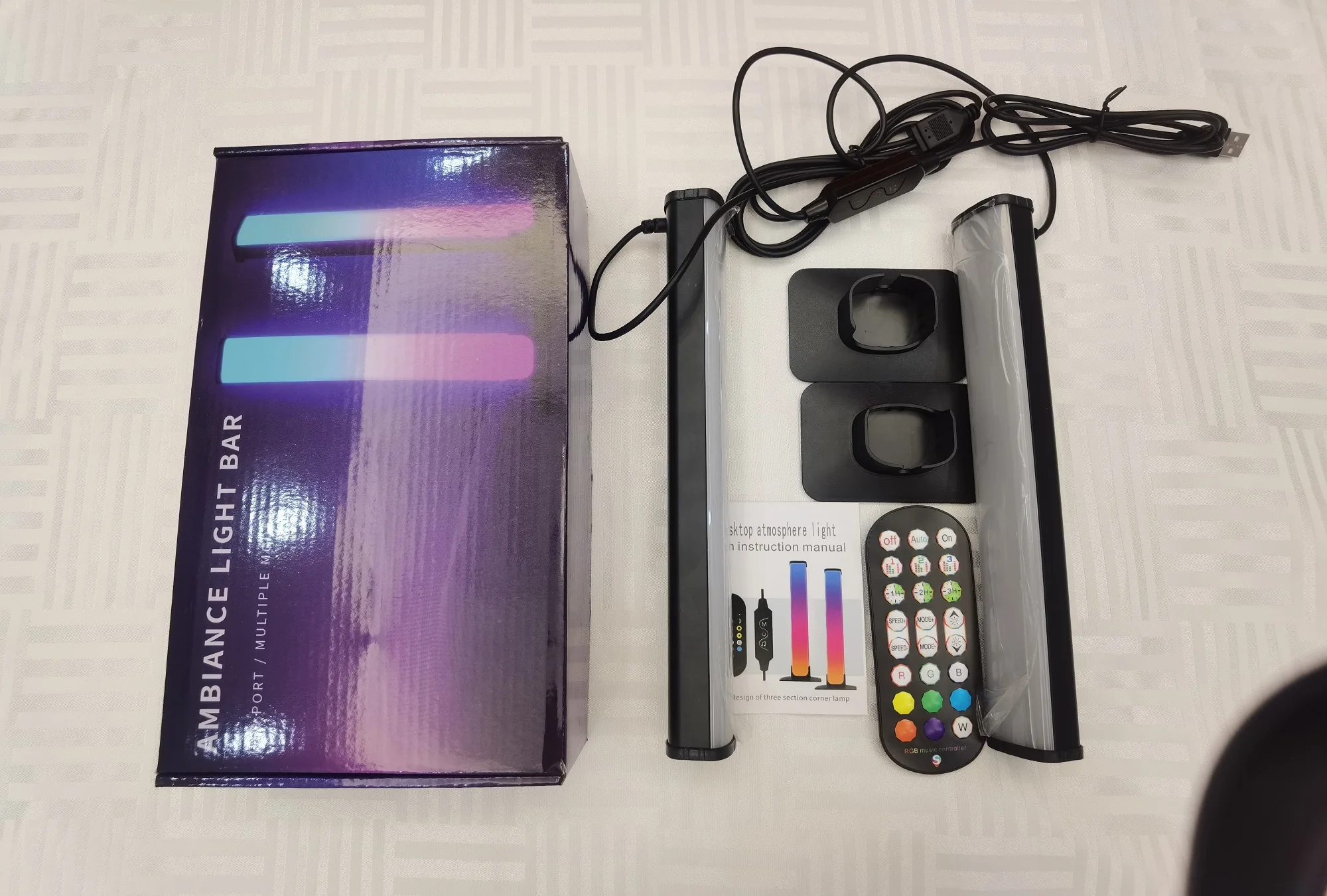 App Remote Control LED Gaming Light Bars RGB Light Bars for TV Ambient Lighting Gaming Party Room Decor