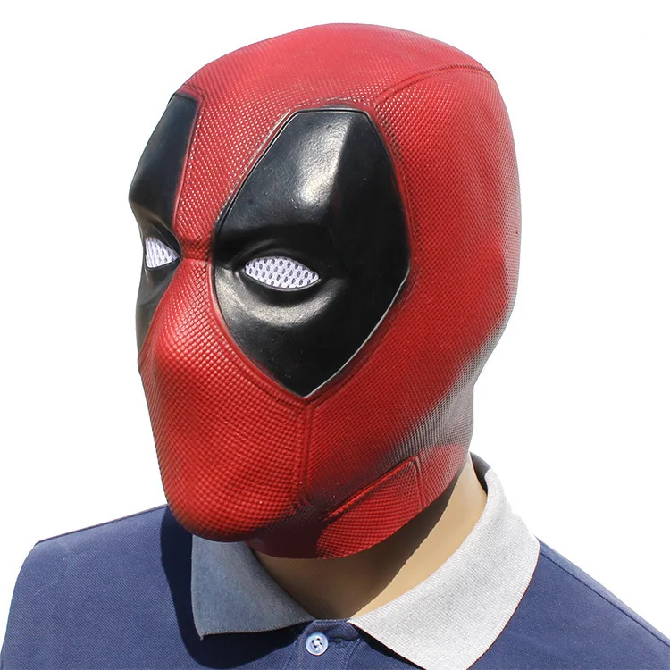 2024 New Design Halloween Masquerade Latex Deadpool Cosplay Superhero Mask