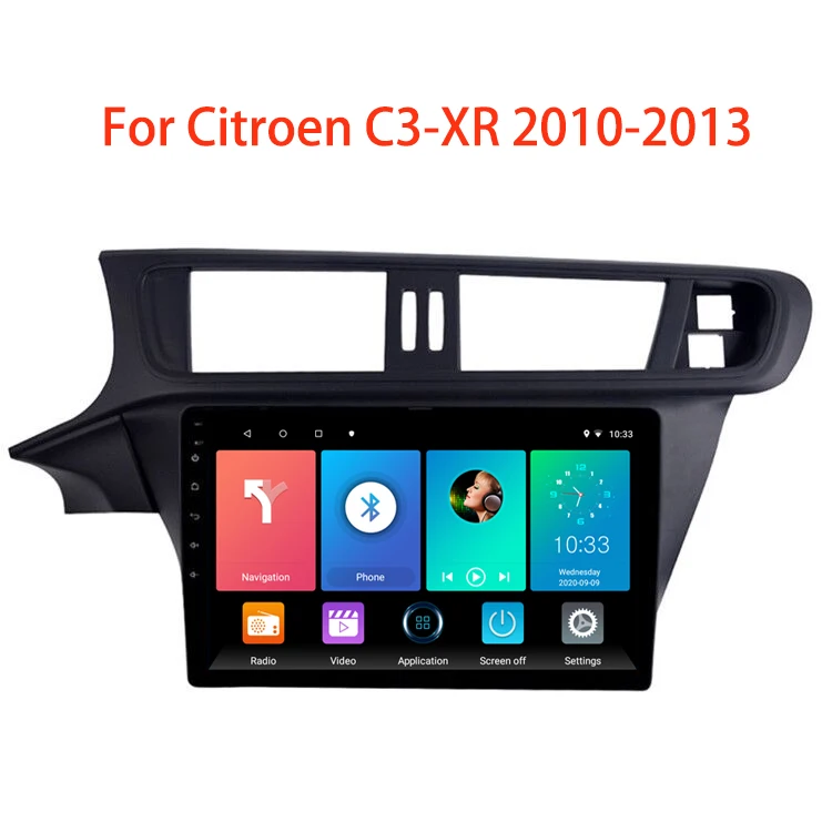 Autoradio Android 11 Navigation GPS pour Citroen C3-XR 2010