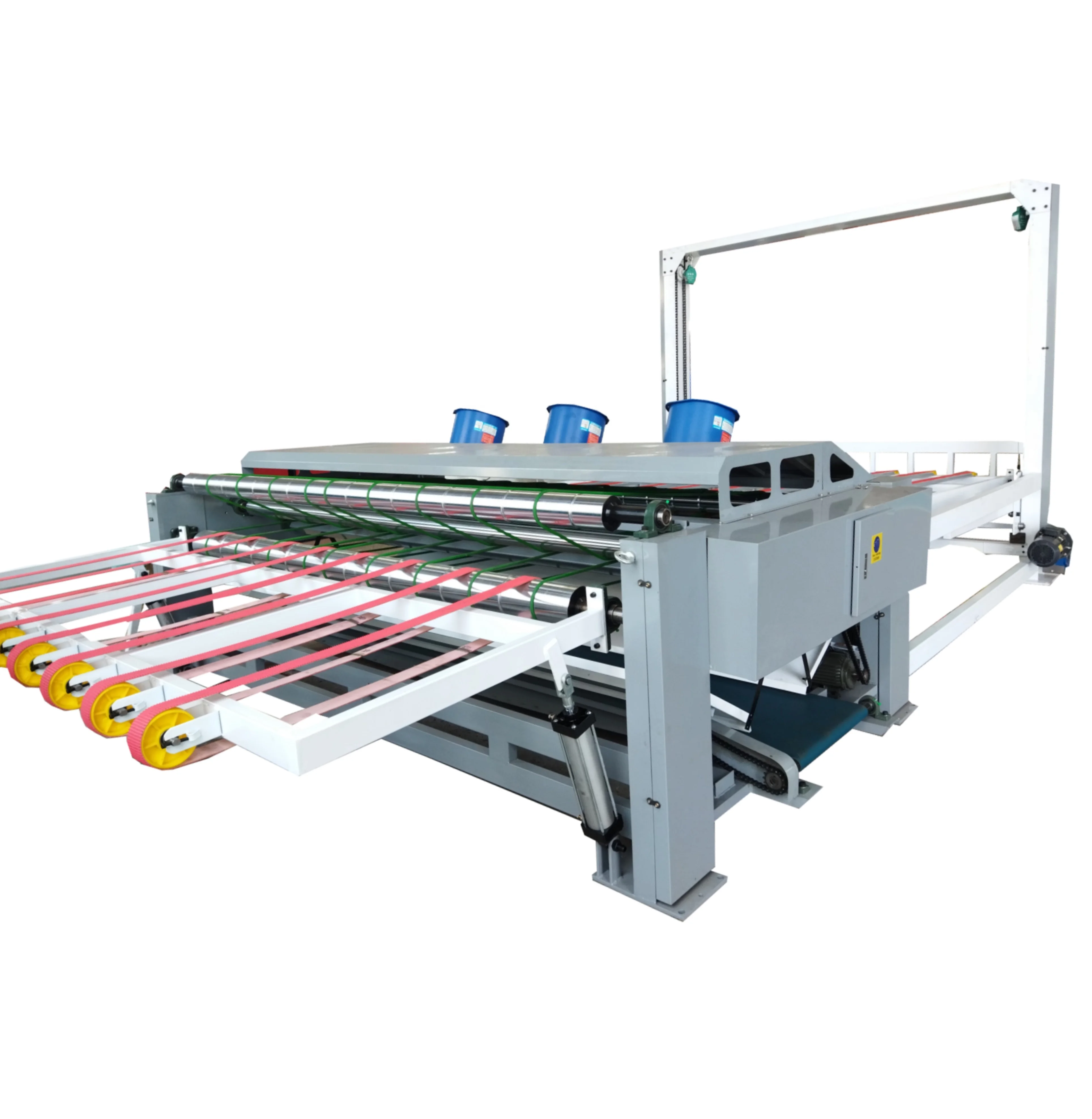 Corrugated Carton Stacking Machine Intergrated Vibrator Cleaner and Stacker