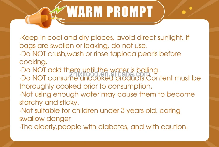 China Bubble Tea Supplier Milk Tea Ingredients 1kg Brown Sugar Tapioca