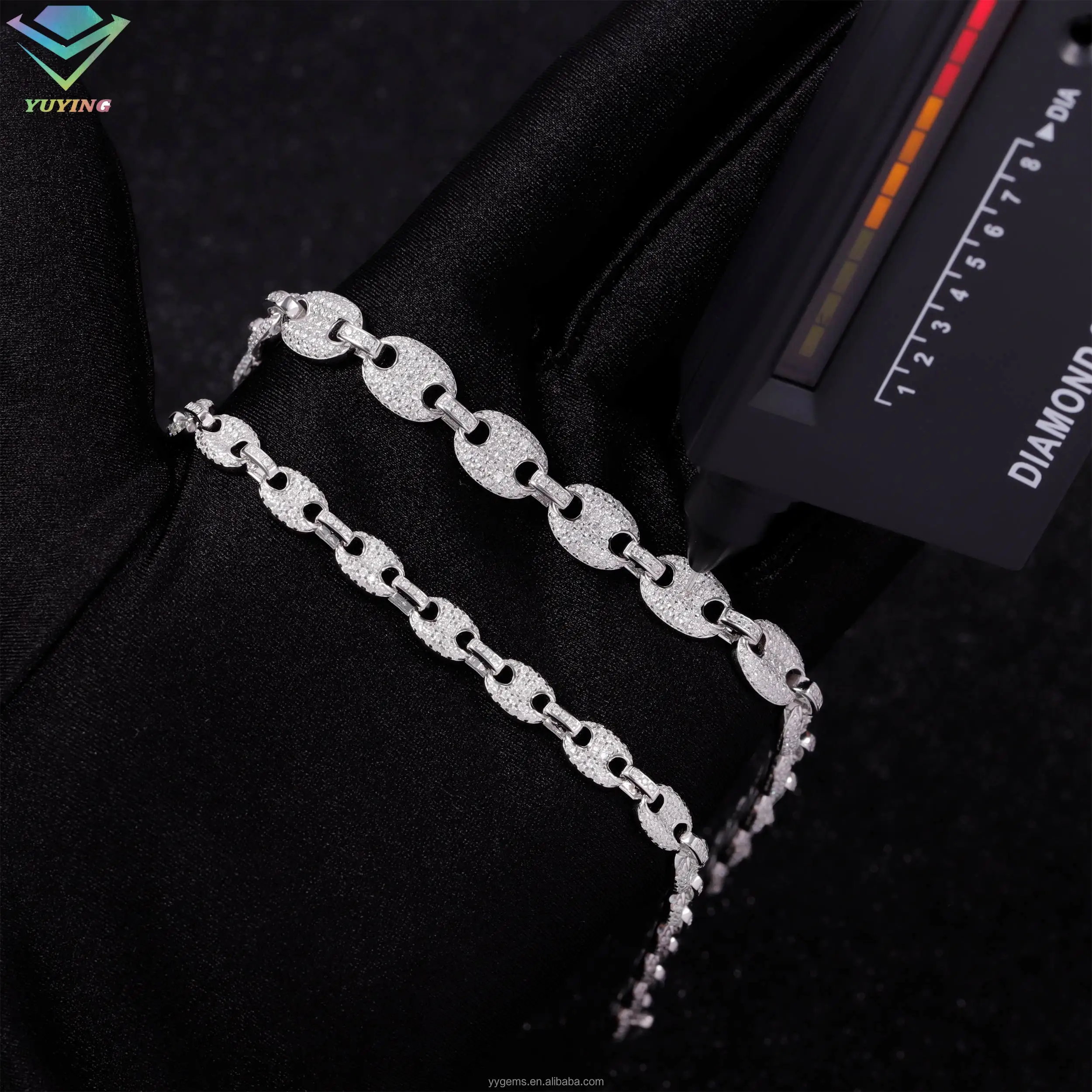 Fashion Style Pig Nose Bracelet Fine Jewelry Hip Hop Bracelet Men