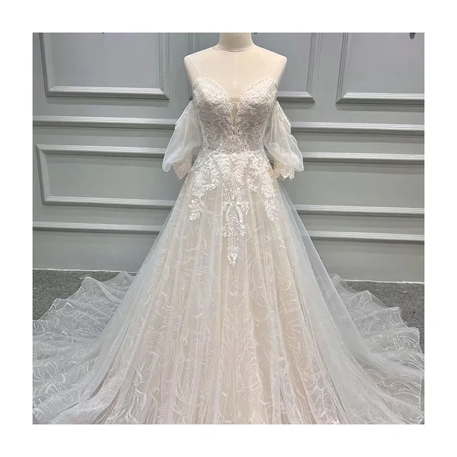 New fashion lace wedding dresses Bridal wedding dresses Elegant wedding dresses