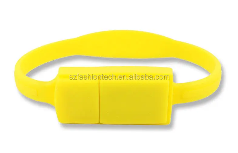 Custom Silicone Bracelet 4GB WristBand USB Flash Drive 16GB pen drive wholesale - ANKUX.COM