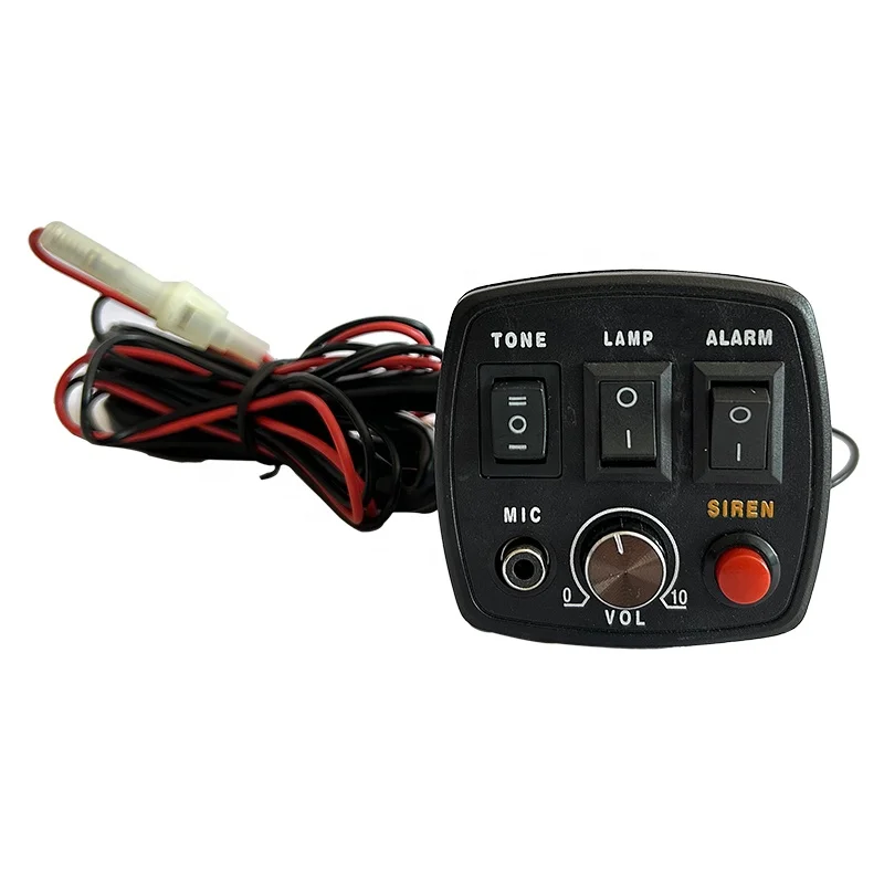 3 Tones 40W Motorcycle Warning Siren Complete Waterproof Motorcycle Speaker Siren  Dc12v 24v Motorcycle Siren and Speaker