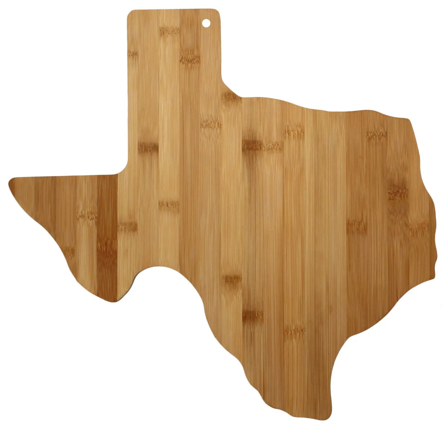 Kitchen Texas Map Shaped Bamboo Cutting Board 100% Handmade Bamboo Map Shaped Fruit Serving Board