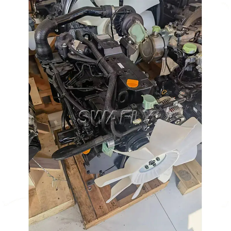 4TNV98 4TNV98T 4TNV98T-ZCSTYC Engine 56.5KW for Yanmar 4 Cylinder Motor ...