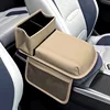Memory cotton armrest storage mat-beige