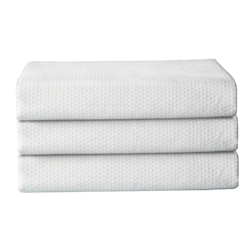 Wholesale Disposable 3-Ply Non-Woven Bath Towel Spunlaced Fabric Supplier for Cleaning Household Use for Hospitals Beauty Salons