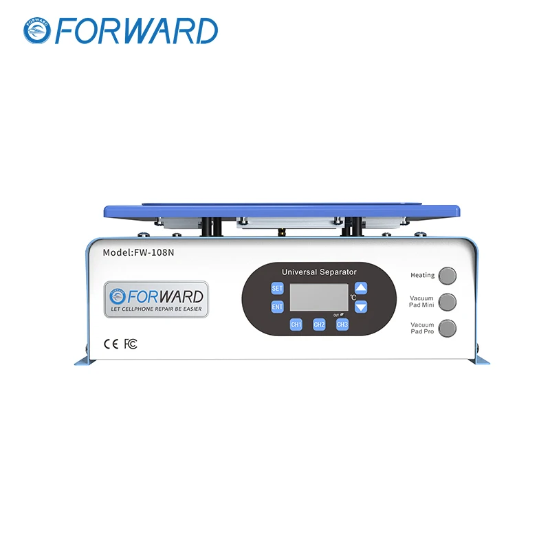 FORWARD High Quality FW-108N 15 " Manual Built-in Dual Pump Separator LCD Vacuum Separator Manufacturer