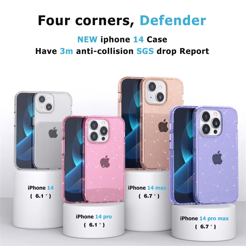 phone accessories 2023 Terminator Glitter Phone Case For iPhone 15 Pro Max 14 13 12 Pro Drop-Resistant Hard PC Protective Cover