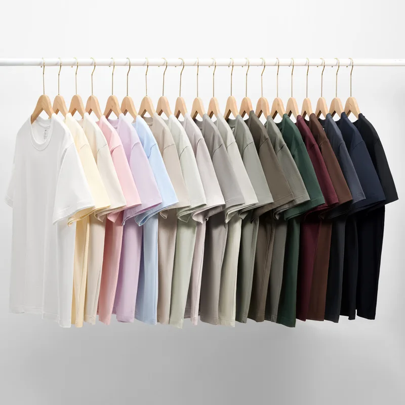 Wholesale Printed Blank 100 Organic Cotton T-Shirts Teeshirts Personnalisable Basic Custom Shirt Youth Tshirts Men's T-Shirts